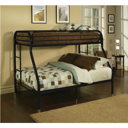 ACME Tritan Black Bunk Bed (Twin | Full) Model 02053BK