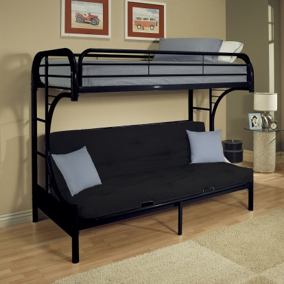 ACME Eclipse Black Futon Bunk Bed (T XL/Q) Model 02093BK