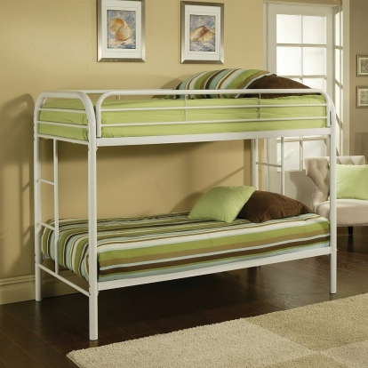 ACME Thomas White Bunk Bed (Twin | Twin)Model 02188WH