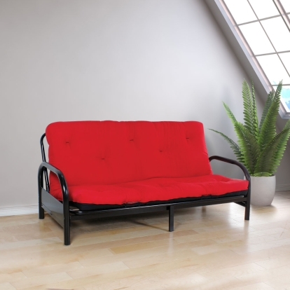 ACME Nabila Red & Black Full Futon Mattress (8"H) Model 02812