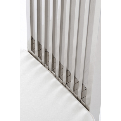 Modrest Elise Modern White Leatherette Dining Chair White Dining Chair 70551 VGVCB8372-WHT