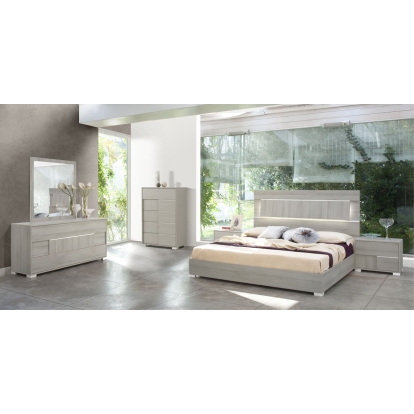 Modrest Ethan Italian Modern Grey Chest Grey Chest 70929 VGACETHAN-CHEST