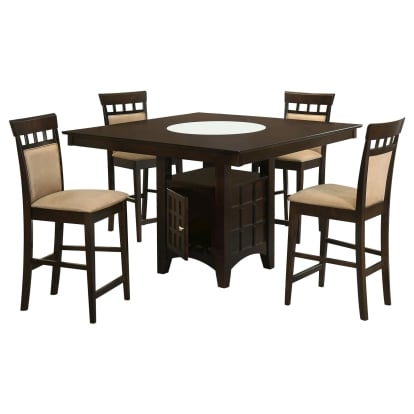 Coaster Gabriel Transitional Counter Height Dining Table Model 100438-S5A