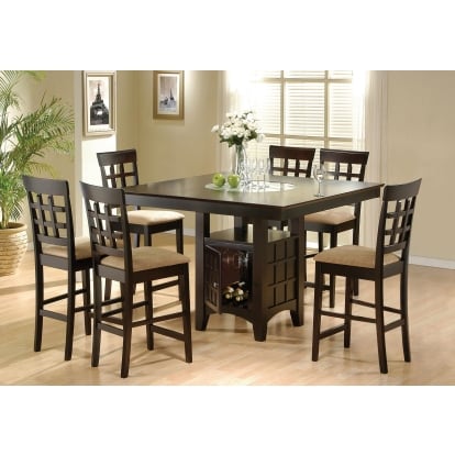Coaster Gabriel Transitional Counter Height Dining Table Model 100438-S7