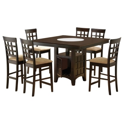 Coaster Gabriel Transitional Counter Height Dining Table Model 100438-S7