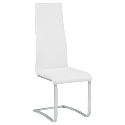 Coaster Montclair Contemporary Side Chair Model 100515Wht
