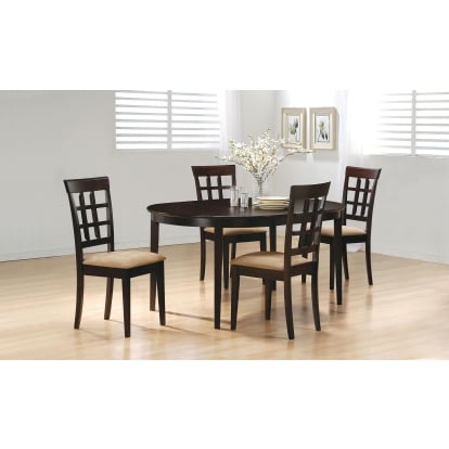 Coaster Gabriel Transitional Cappuccino Dining Table Model 100770-S5