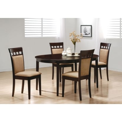 Coaster Gabriel Transitional Cappuccino Dining Table Model 100770-S5A