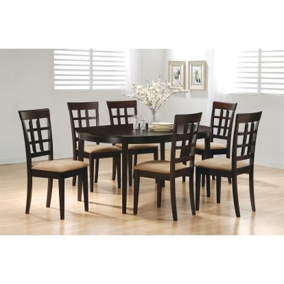 Coaster Gabriel Transitional Cappuccino Dining Table Model 100770-S7