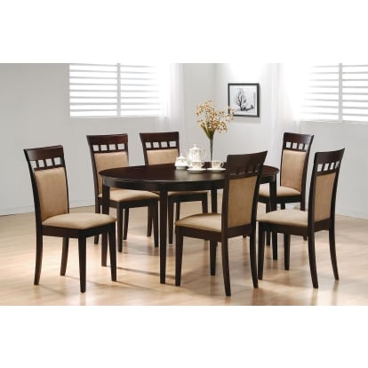 Coaster Gabriel Transitional Cappuccino Dining Table Model 100770-S7A
