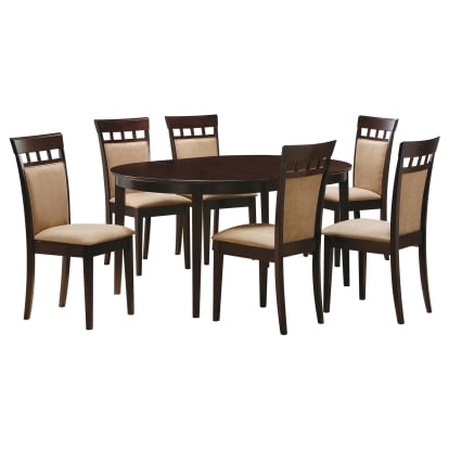 Coaster Gabriel Transitional Cappuccino Dining Table Model 100770-S7A