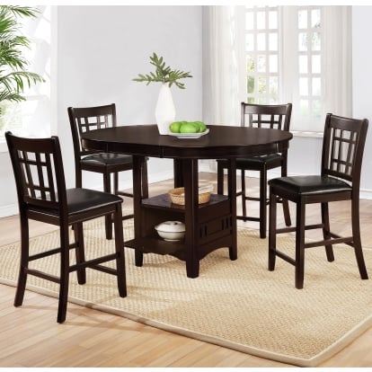 Coaster Lavon Transitional Counter Height Dining Table Model 102888-S5