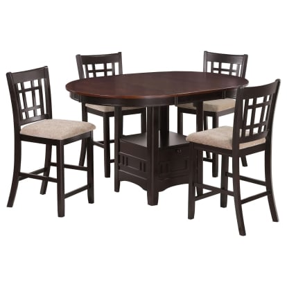Coaster Lavon Transitional Counter Height Dining Table Model 105278-S5