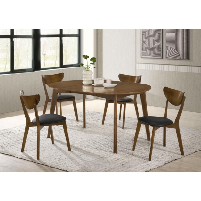 Coaster Jedda Mid-Century Modern Dining Table Model 105361-S5