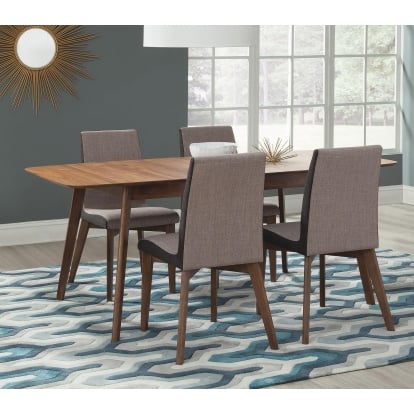 Coaster Redbridge Mid-Century Modern Dining Table Model 106591-S5