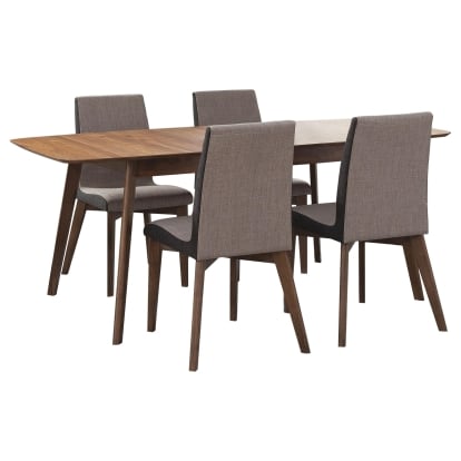 Coaster Redbridge Mid-Century Modern Dining Table Model 106591-S5