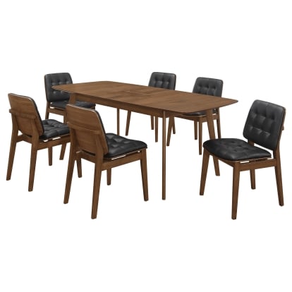 Coaster Redbridge Mid-Century Modern Dining Table Model 106591-S7K