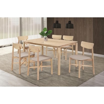 Coaster Parkridge Mid-Century Modern Dining Table Model 108551-S7