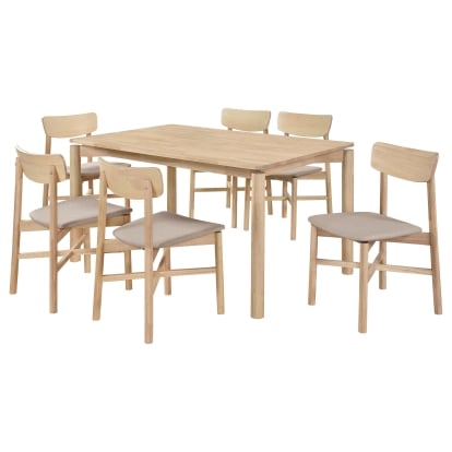 Coaster Parkridge Mid-Century Modern Dining Table Model 108551-S7