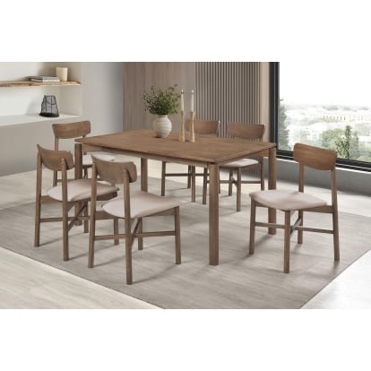 Coaster Parkridge Mid-Century Modern Dining Table Model 108561-S7