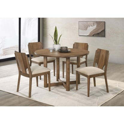 Coaster Crestmore Mid-Century Modern Dining Table Model 108570-S5
