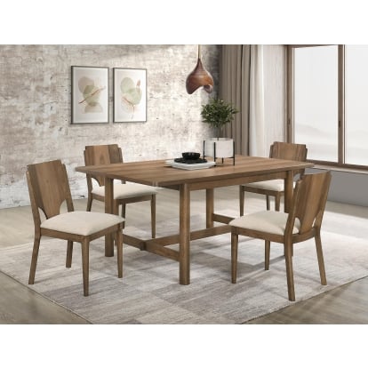 Coaster Crestmore Mid-Century Modern Dining Table Model 108571-S5