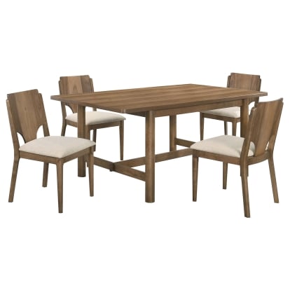 Coaster Crestmore Mid-Century Modern Dining Table Model 108571-S5