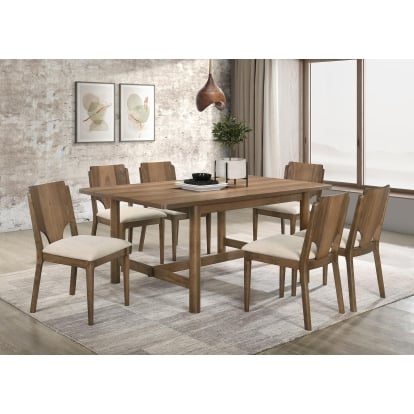 Coaster Crestmore Mid-Century Modern Dining Table Model 108571-S7