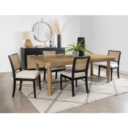Coaster Arini Coastal Natural Dining Table Model 108931-S5B