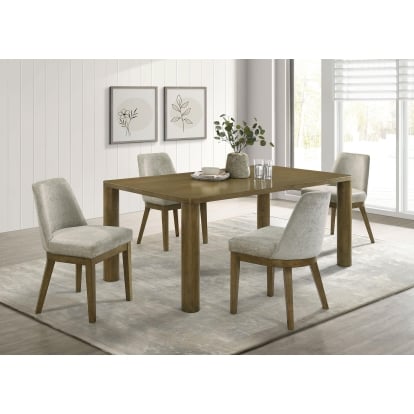 Coaster Castlewood Mid-Century Modern Dining Table Model 109351-S5