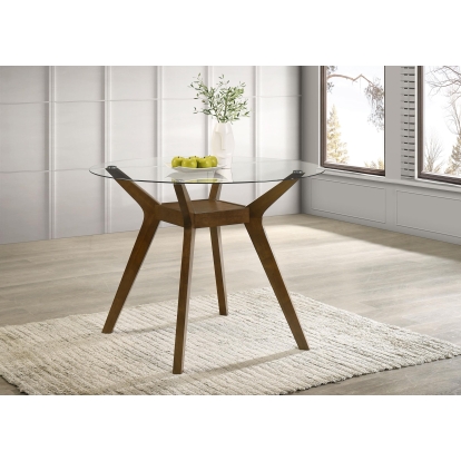Coaster Paxton Mid-Century Modern Counter Height Dining Table Model 122178Bg
