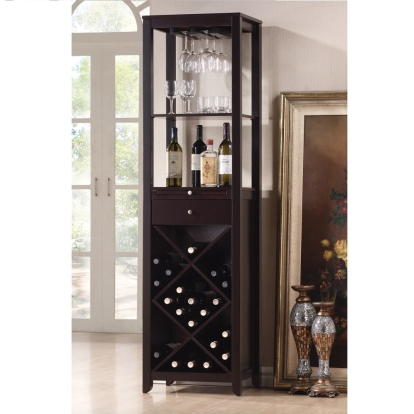 ACME Casey Wenge Wine Cabinet Model 12244