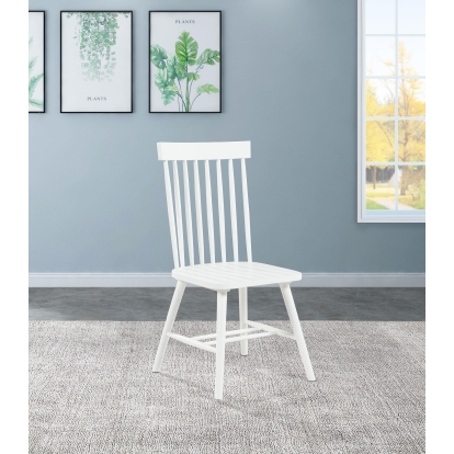 Coaster Andrews Transitional Side Chair Model 122502Wht