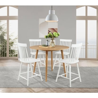 Coaster Andrews Transitional Counter Height Dining Table Model 122508-S5W