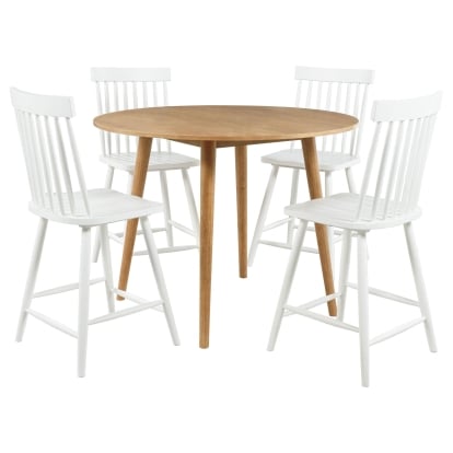 Coaster Andrews Transitional Counter Height Dining Table Model 122508-S5W