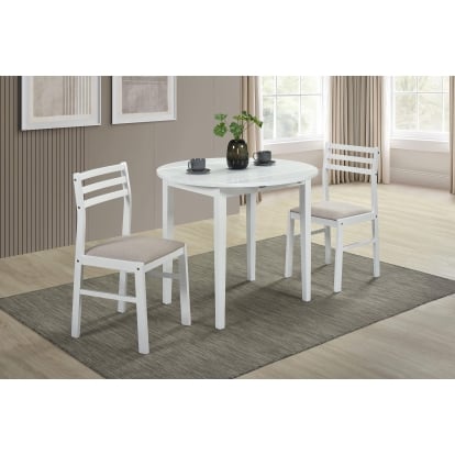 Coaster Bucknell Transitional Dining Table Model 130005Wht