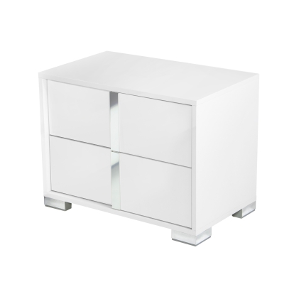Modrest San Marino Modern White Nightstand White Nightstand 16285|17398 VGACSANMARINO-NS-WHT