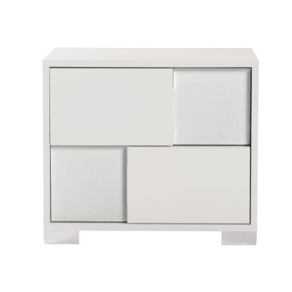 Modrest Monza Italian Modern White Nightstand White Nightstand 17590C VGACANCONA-NS-WHT
