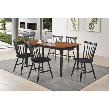 Coaster Hollyoak Farmhouse Dining Table Model 183041-S7
