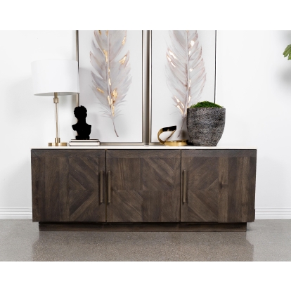 Coaster Dennis Contemporary White Sideboard Model 190655