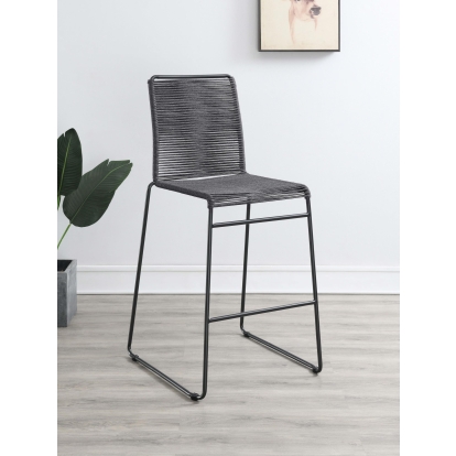 Coaster Jerome Coastal Charcoal Bar Stool Model 192064
