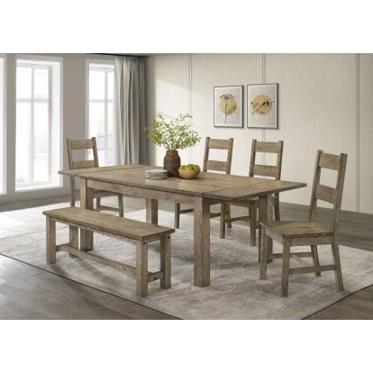 Coaster Cardova Rustic Dining Table Model 192921-S6
