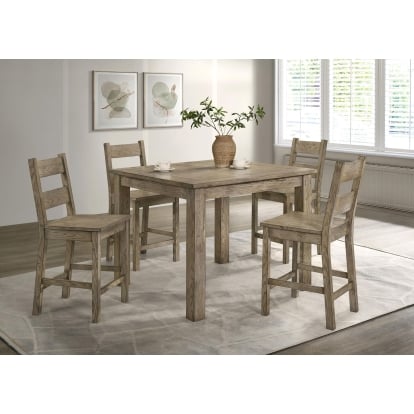 Coaster Cardova Rustic Counter Height Dining Table Model 192928-S5