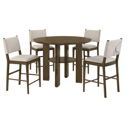 Coaster Ottowa Contemporary Counter Height Dining Table Model 193668-S5