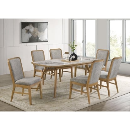 Coaster Croyden Mid-Century Modern Dining Table Model 193731-S7