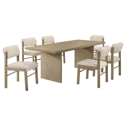 Coaster Decker Transitional Dining Table Model 193951Nat-S7B