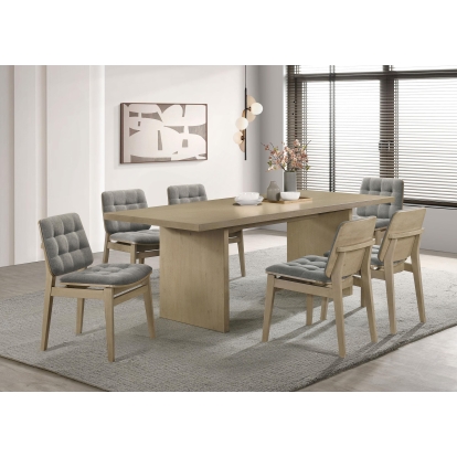 Coaster Decker Transitional Dining Table Model 193951Nat-S7E