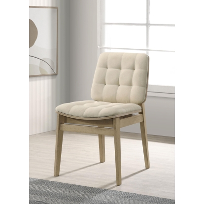 Coaster Redbridge Mid-Century Modern Side Chair Model 193952Nat