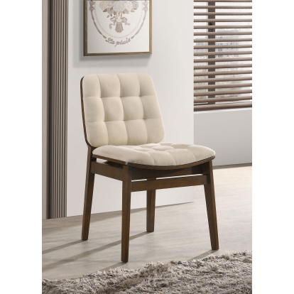 Coaster Redbridge Mid-Century Modern Side Chair Model 193952Wal