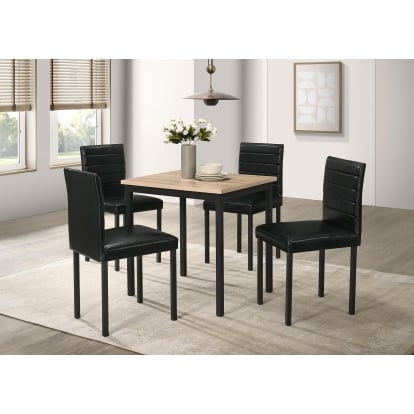 Coaster Garza Transitional Greige Oak Dining Table Model 193980-S5